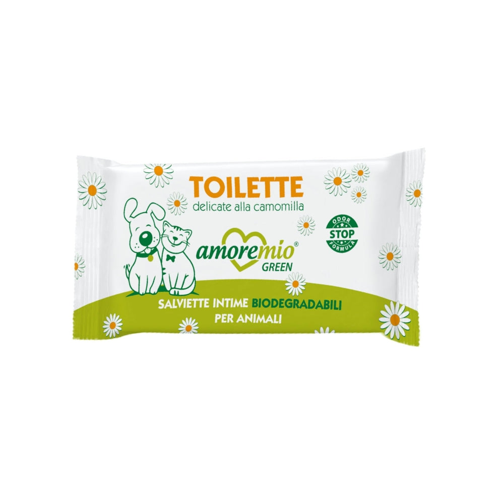 Servetele Umede Intime pentru Animale AMORE MIO – Musetel 30 buc