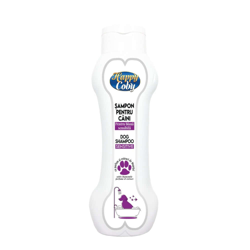 Sampon Caini Happy Coby Piele Sensibila 300ml + Servetele