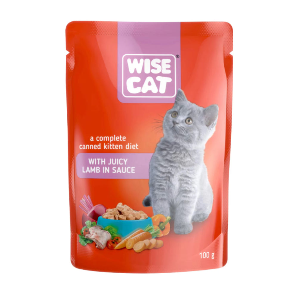 Hrana Umeda Pisici WISE CAT – Kitten Miel in Sos 100g